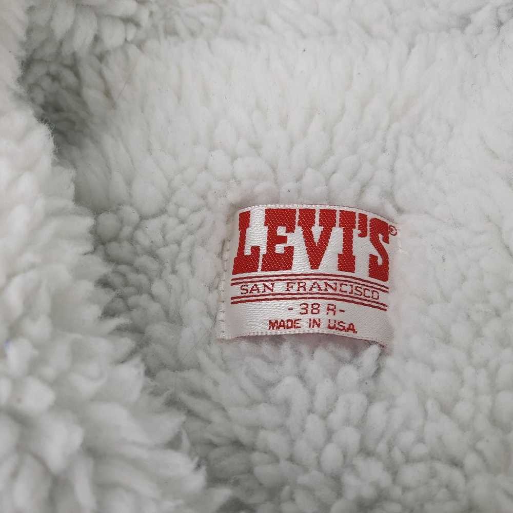 Vintage Levi Strauss & Co Type 3 Sherpa Lined Den… - image 5