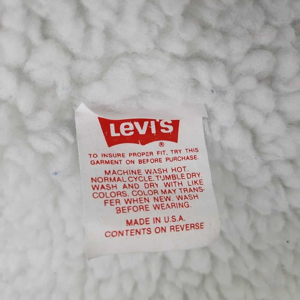 Vintage Levi Strauss & Co Type 3 Sherpa Lined Den… - image 6