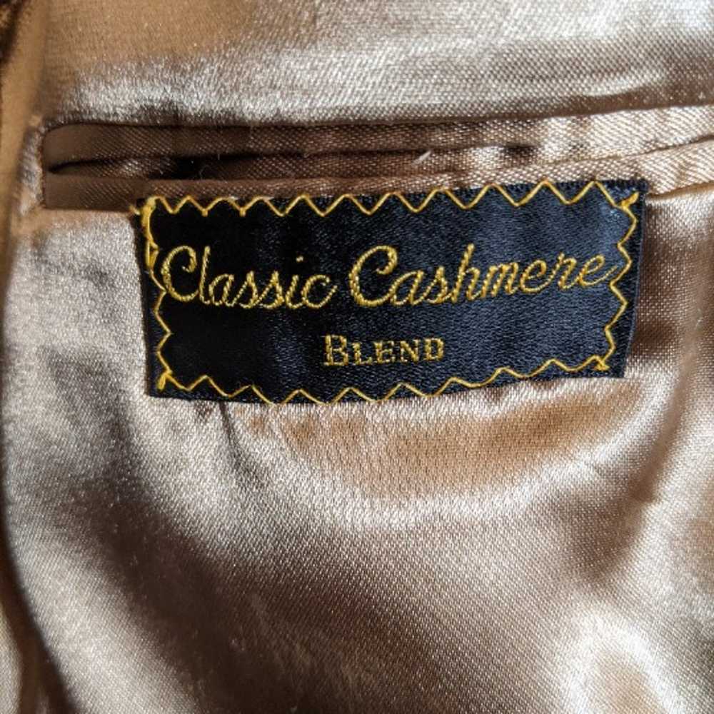 Vintage Men's Cashmere Blend Topcoat - image 3