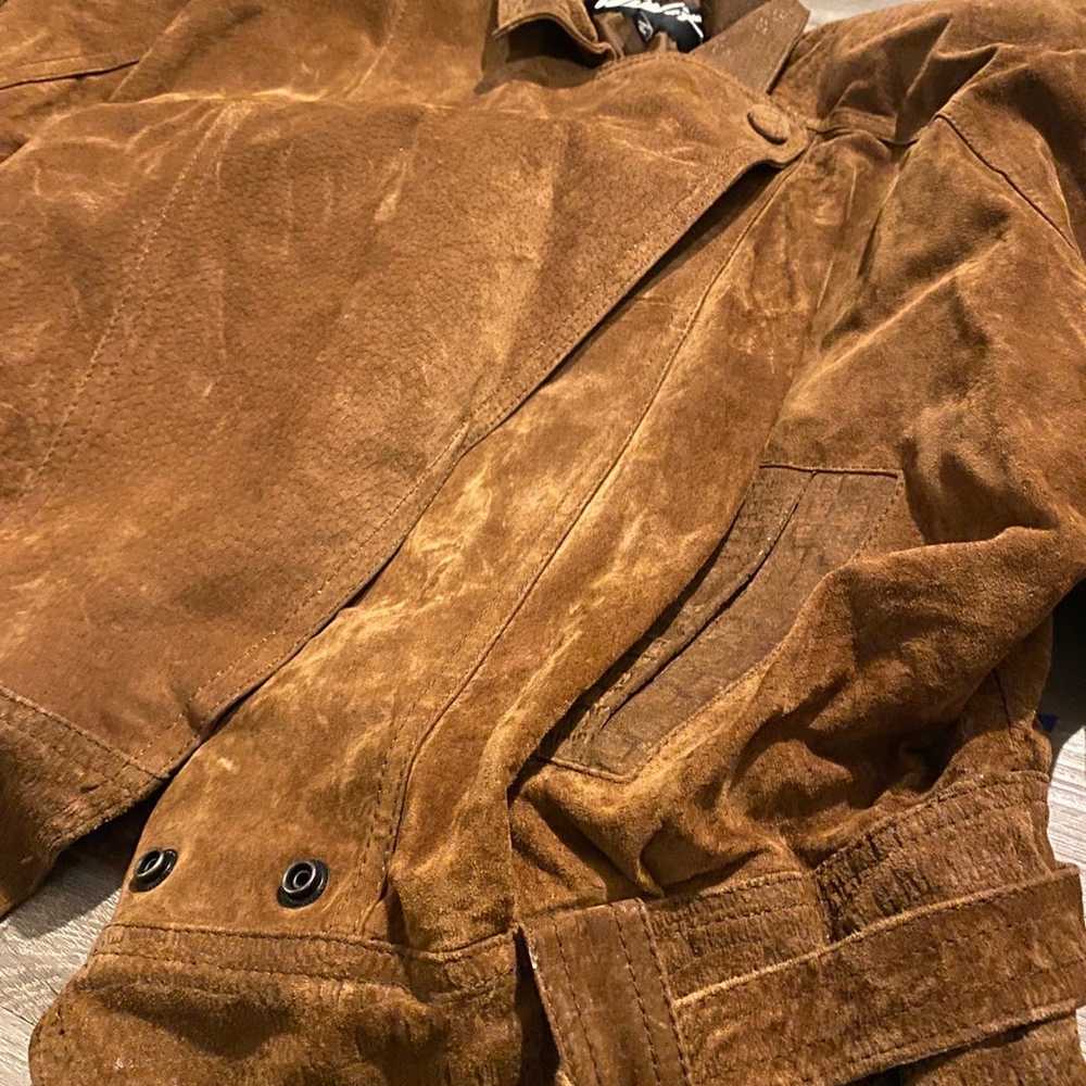 Vintage 1960s Leather Cropped Jacket - image 2