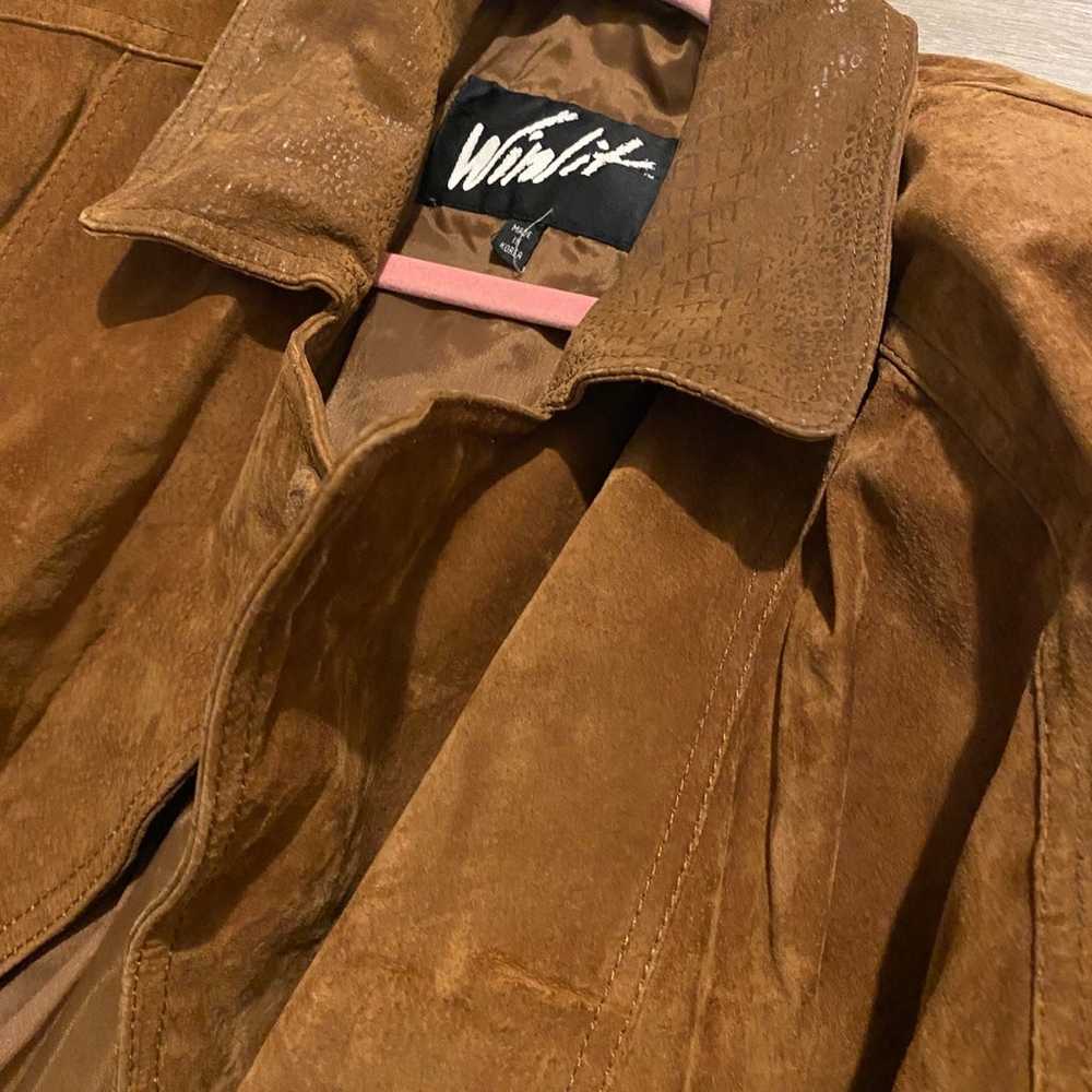Vintage 1960s Leather Cropped Jacket - image 3