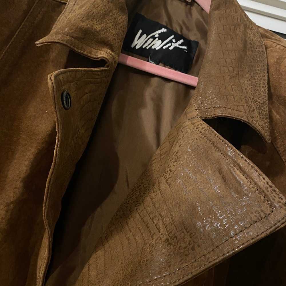 Vintage 1960s Leather Cropped Jacket - image 4