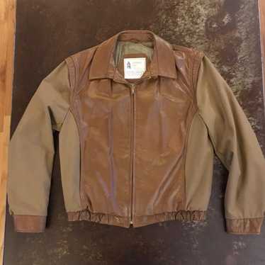 London Fog Brown Leather Jacket