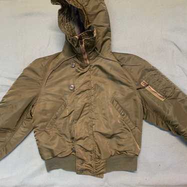 Medium vintage flying mans jacket  with heavy zip… - image 1