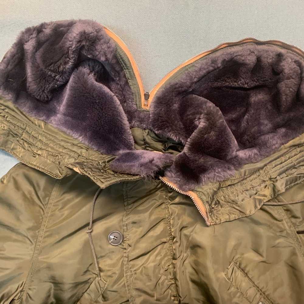 Medium vintage flying mans jacket  with heavy zip… - image 8