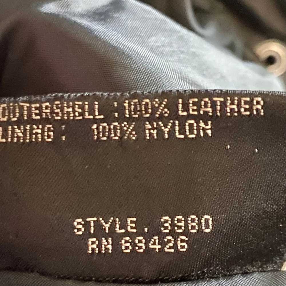 Vintage 90s Byrnes Baker Leather Jacket Thinsulat… - image 7