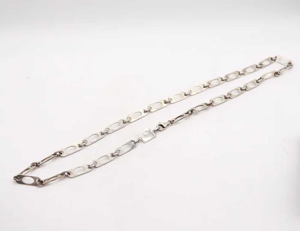 Pierre Cardin 1970 Paris Geometric Long Necklace … - image 3
