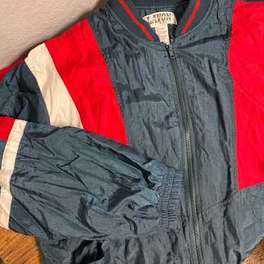 Lavon Windbreaker Vintage Men's Size L Patriotic - image 1