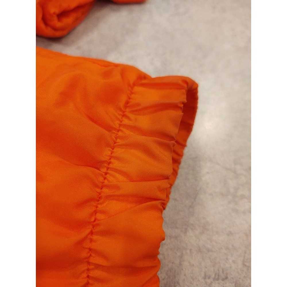 VTG Big Mac L Mens Coaches Jacket Orange Windbrea… - image 5