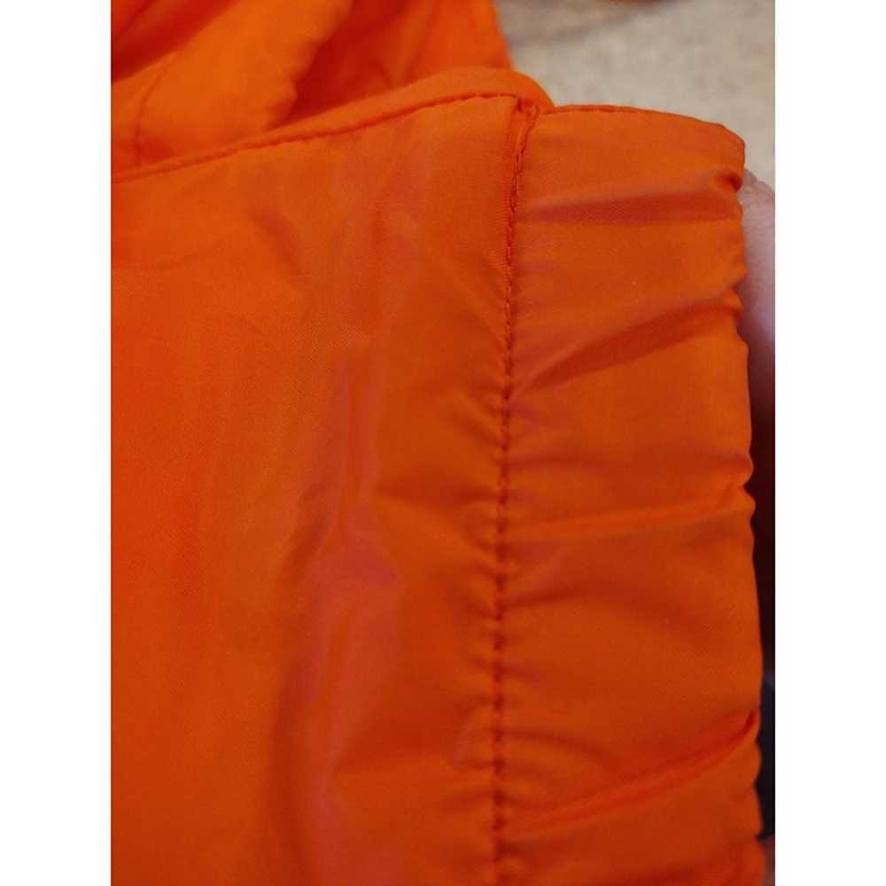 VTG Big Mac L Mens Coaches Jacket Orange Windbrea… - image 6