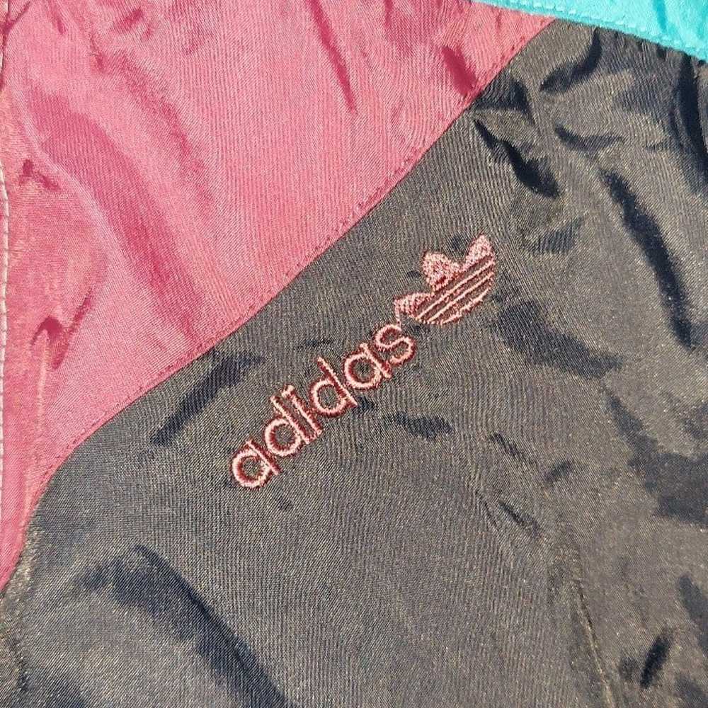 Vintage 1990s Adidas Track Jacket Windbreaker Men… - image 2