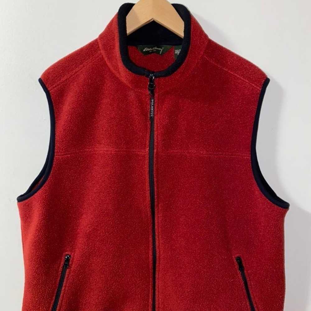 Vintage Eddie Bauer Fleece Polartec Vest~Large~Ma… - image 1
