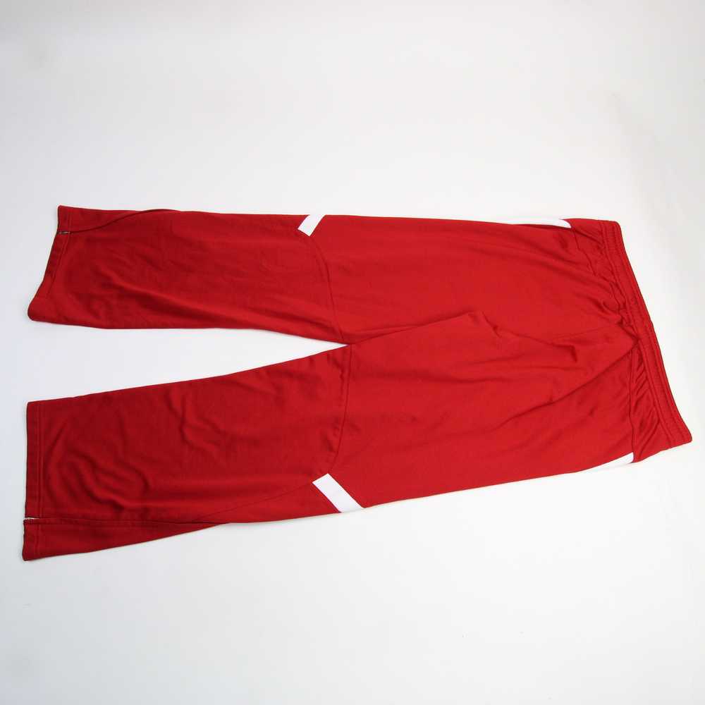 adidas Climalite Athletic Pants Men's Red/White U… - image 2