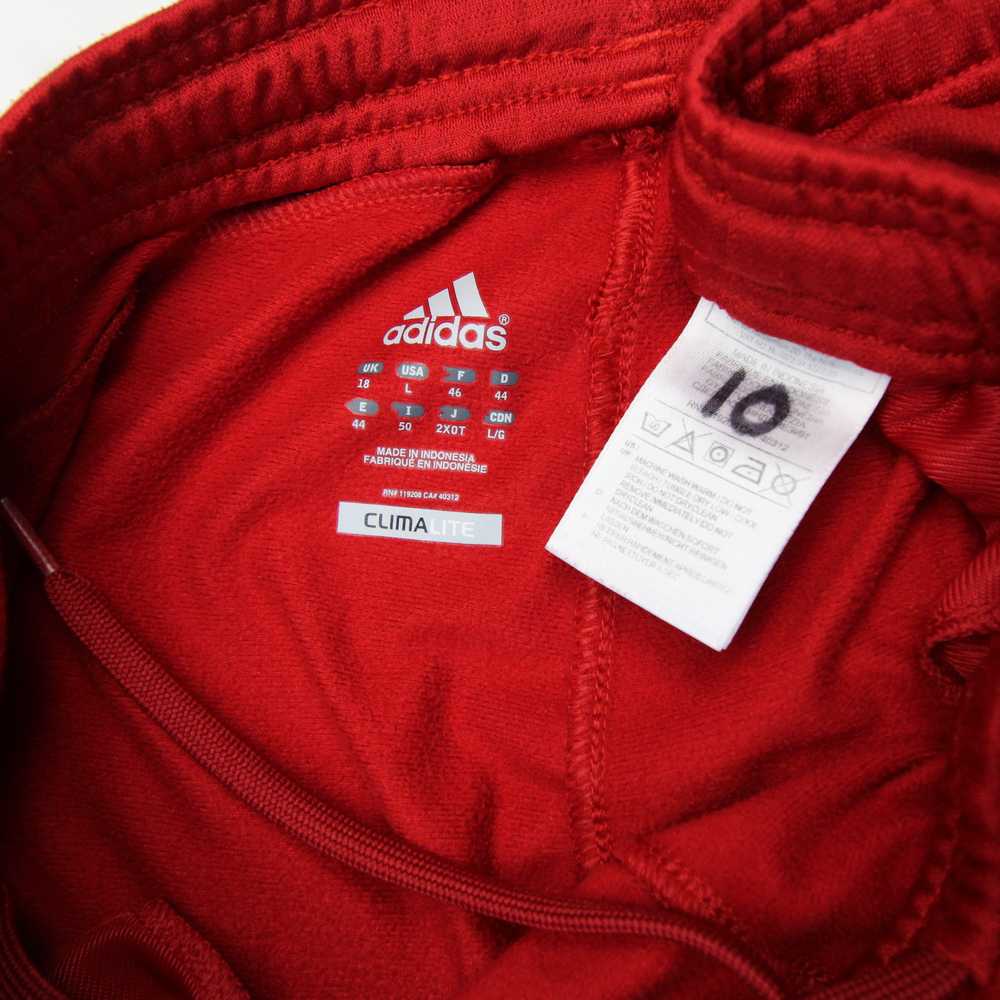 adidas Climalite Athletic Pants Men's Red/White U… - image 5