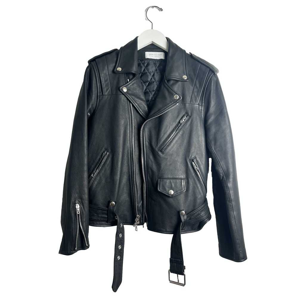 Blackmeans × John Elliott Leather Biker Perfecto … - image 1