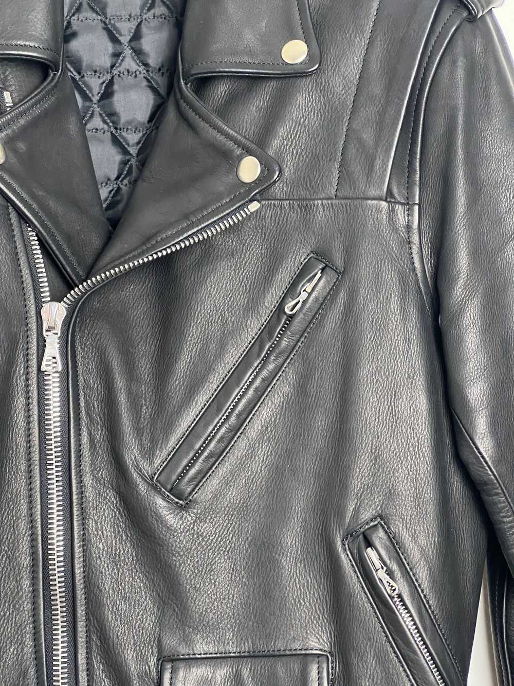 Blackmeans × John Elliott Leather Biker Perfecto … - image 4