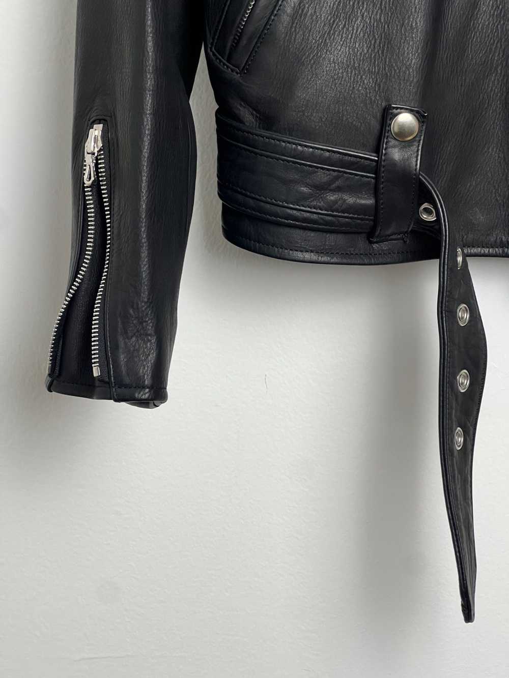 Blackmeans × John Elliott Leather Biker Perfecto … - image 5