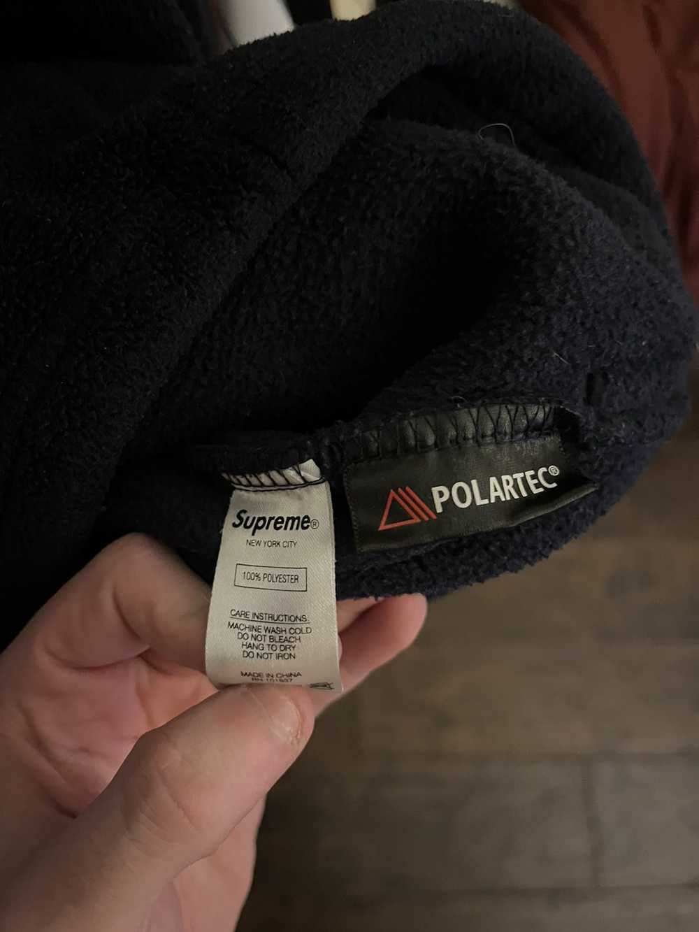 Supreme Supreme Polartec Half Zip Pullover Navy Fleec… - Gem