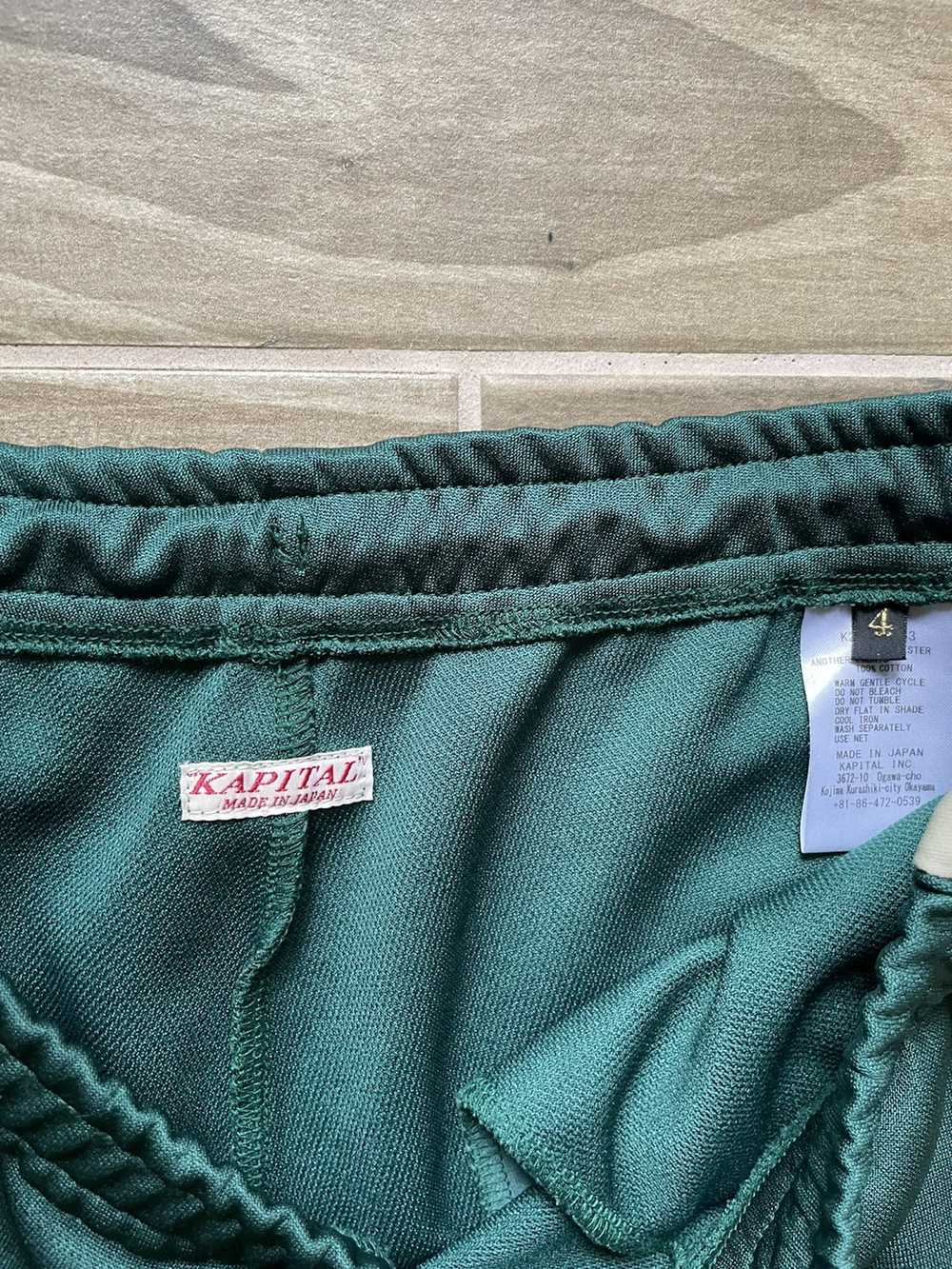 Kapital SOLD-KAPITAL green star flared track pants - image 3