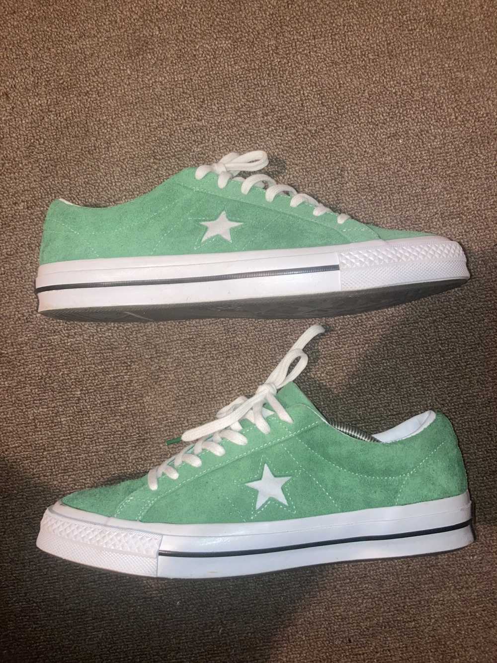 Converse One Star Ox Green Suede - image 1
