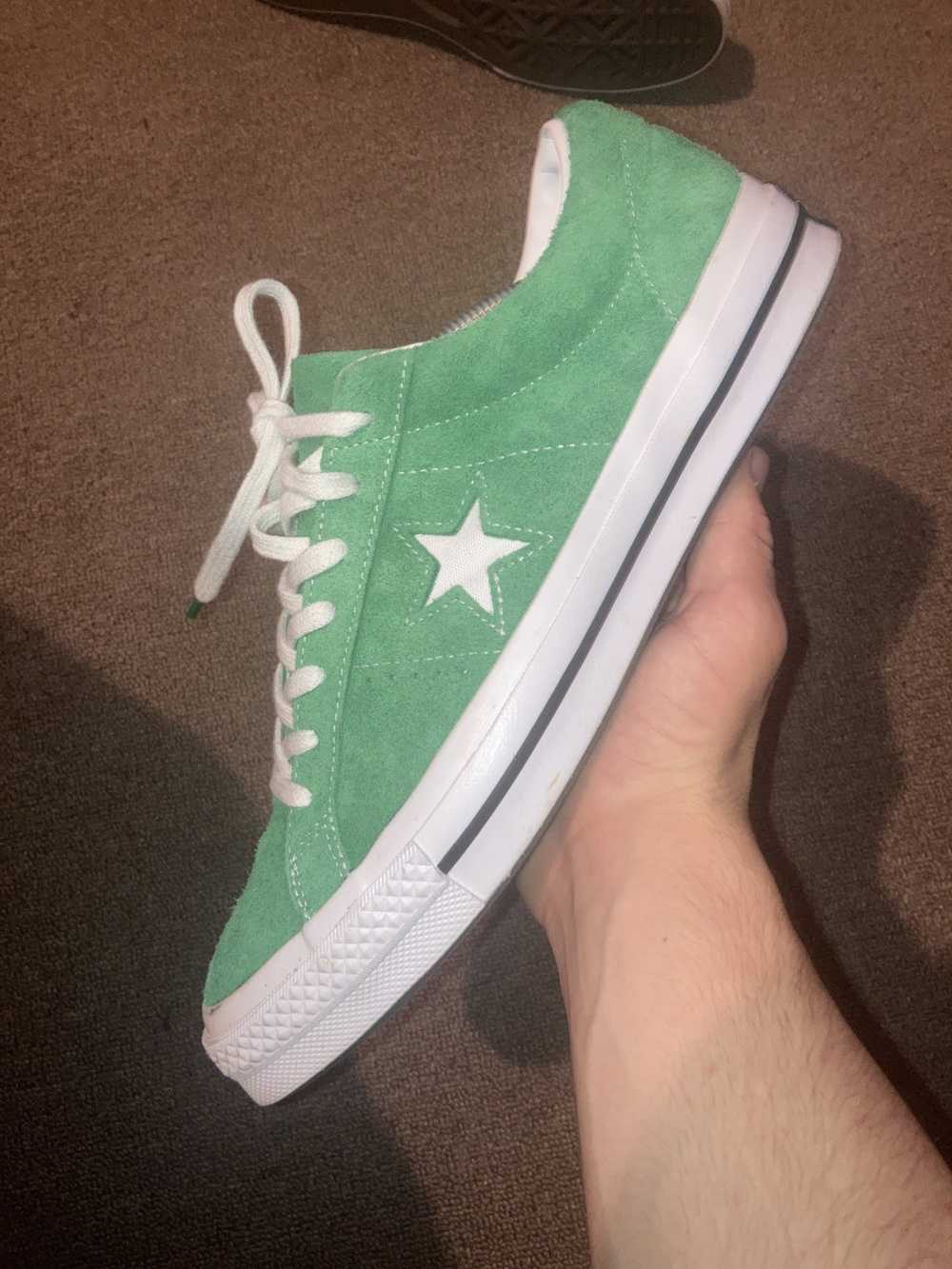 Converse One Star Ox Green Suede - image 4