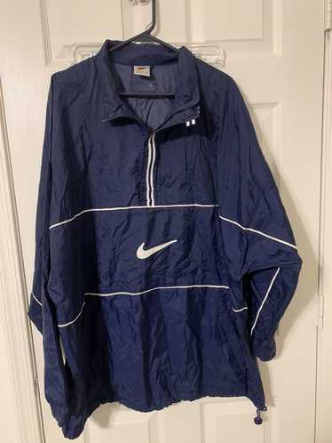 Nike × Vintage Vtg 90s Nike track Jacket windbreak