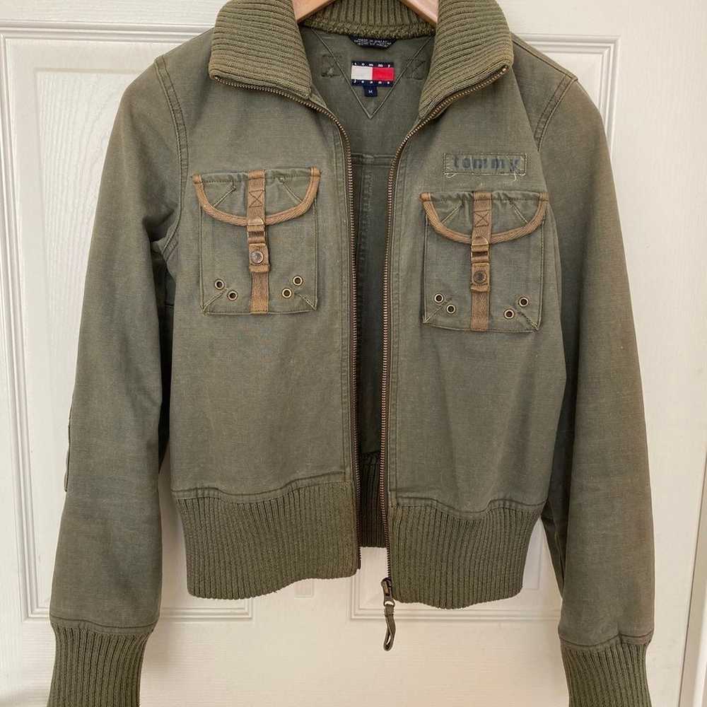 Y2K Vintage tommy hilfiger military jacket - image 5