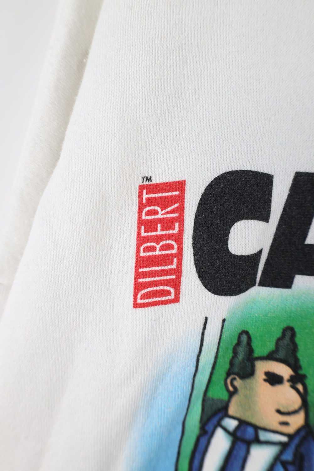 Vintage Vintage 90s Spell Out Dilbert Comic Sweat… - image 5