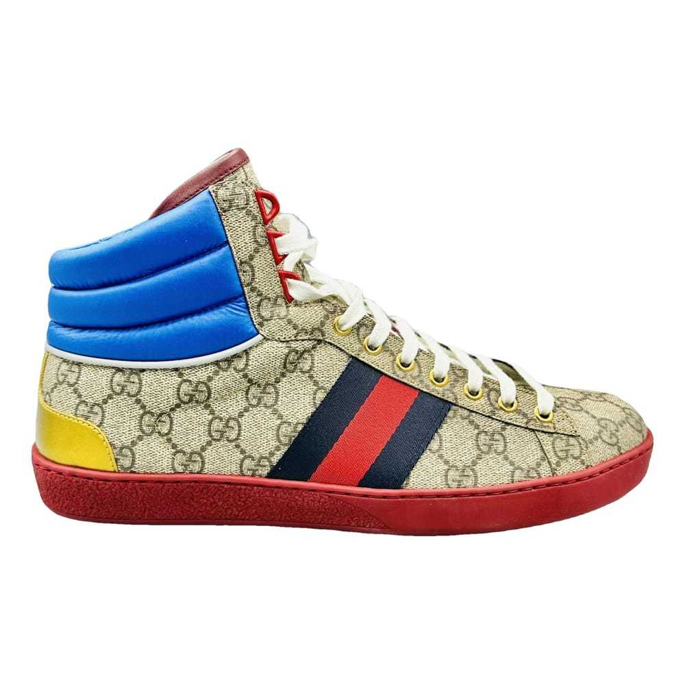 Gucci Ace leather high trainers - image 1