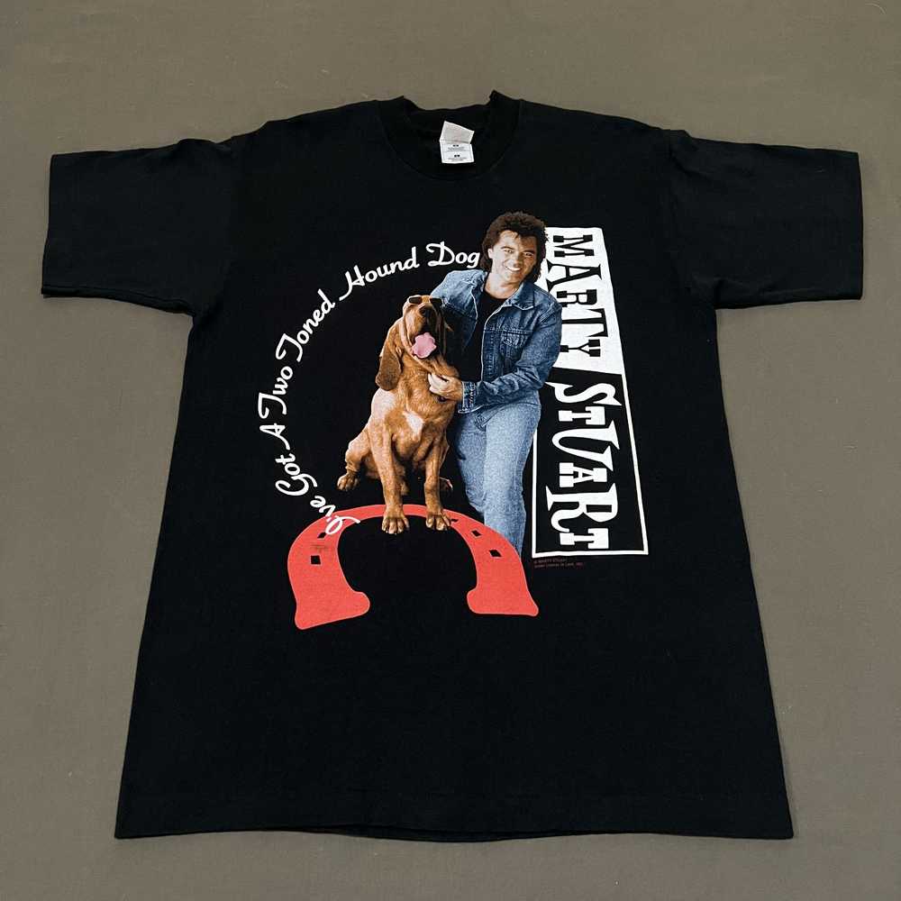 Band Tees × Vintage Vintage 90s Marty Stuart Tee … - image 1