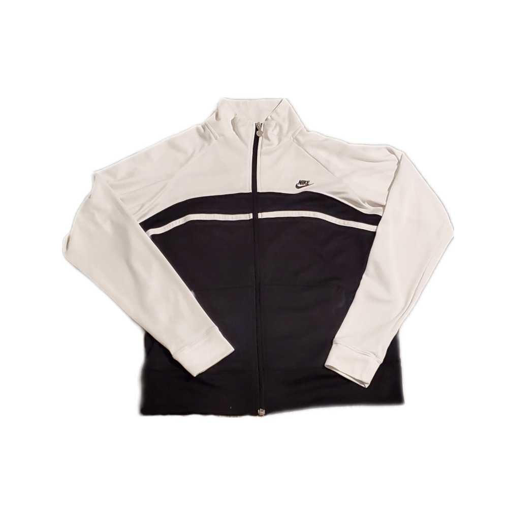 Vintage Nike Two Tone Striped Track Jacket - image 1