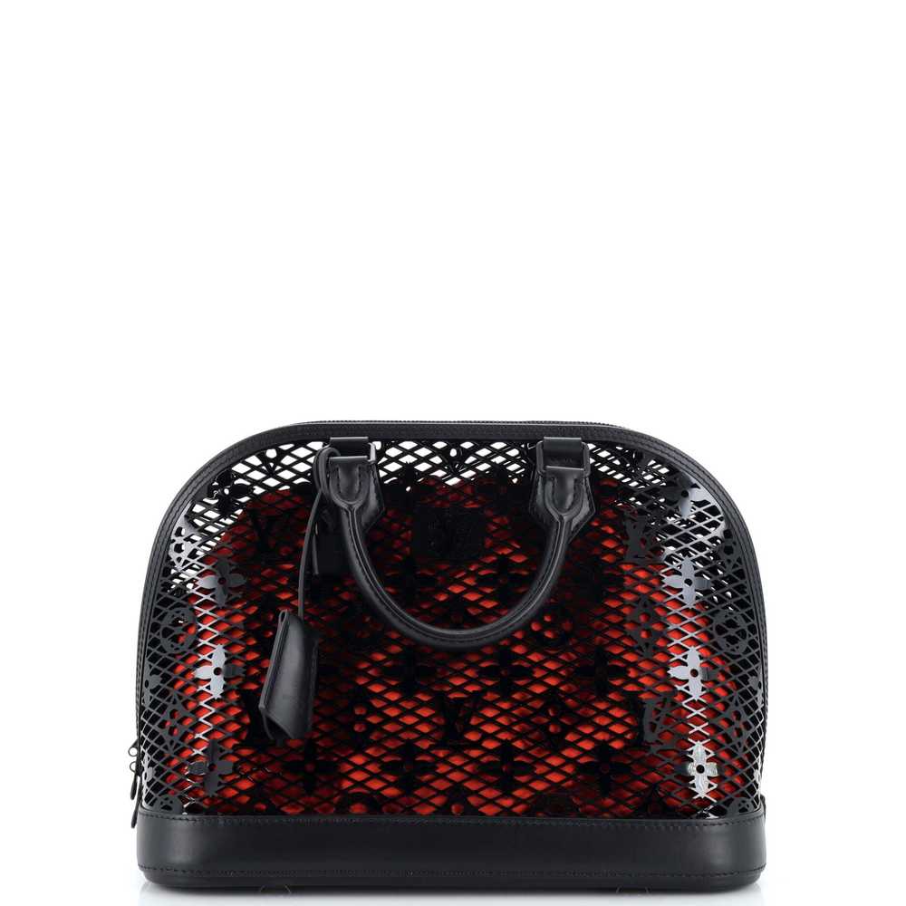 Louis Vuitton Alma Handbag Monogram Lace Leather … - image 1