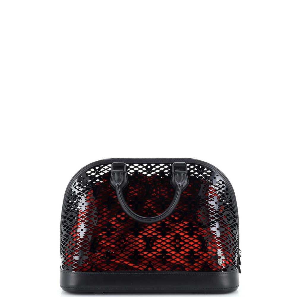 Louis Vuitton Alma Handbag Monogram Lace Leather … - image 3