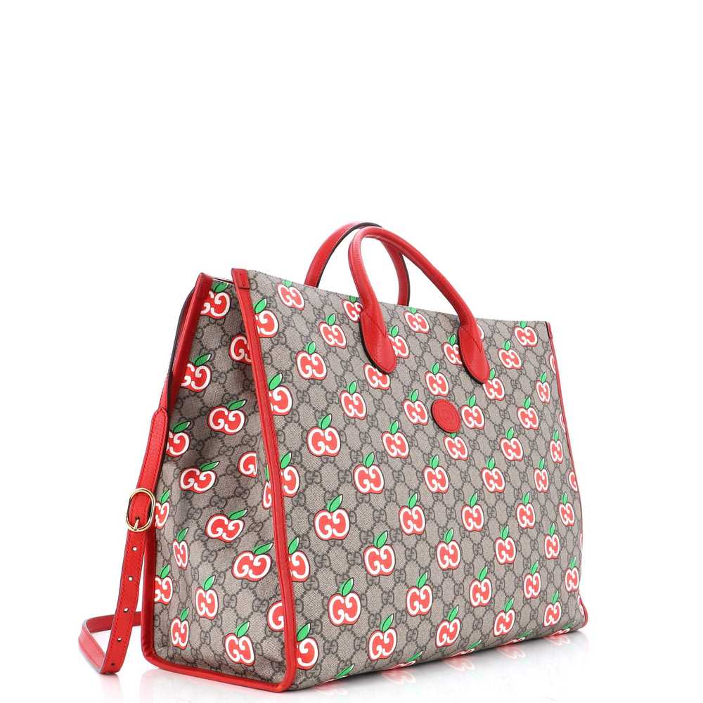 GUCCI Convertible Open Tote Apple GG Coated Canva… - image 2