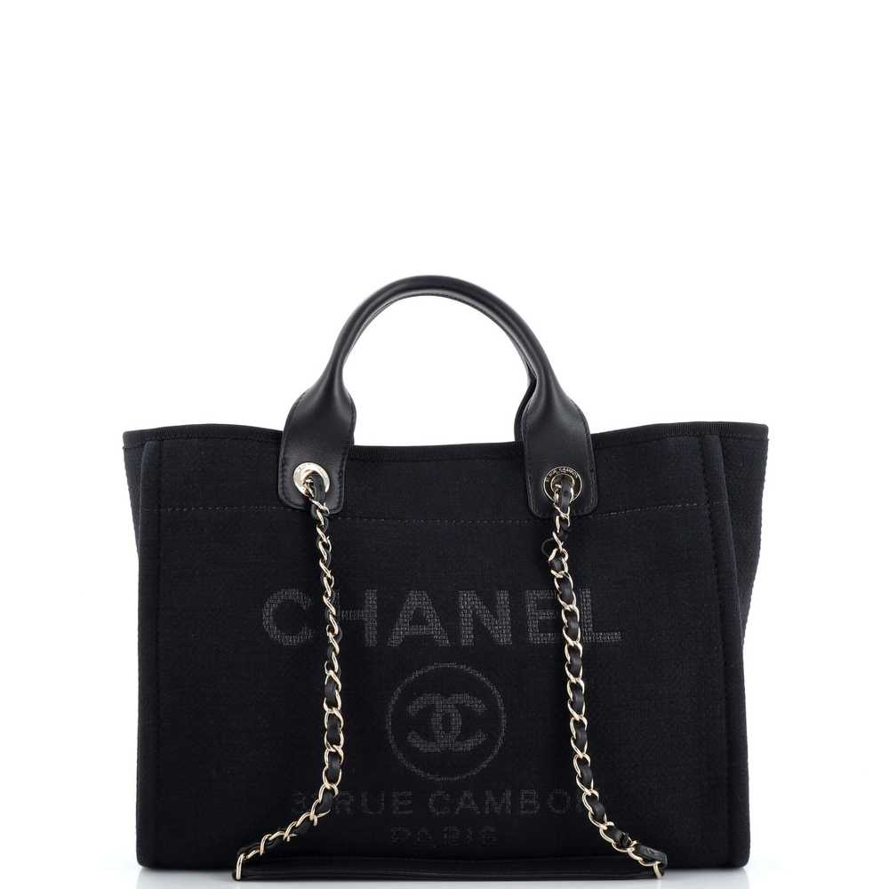 CHANEL Deauville NM Tote Mixed Fibers Small - image 1