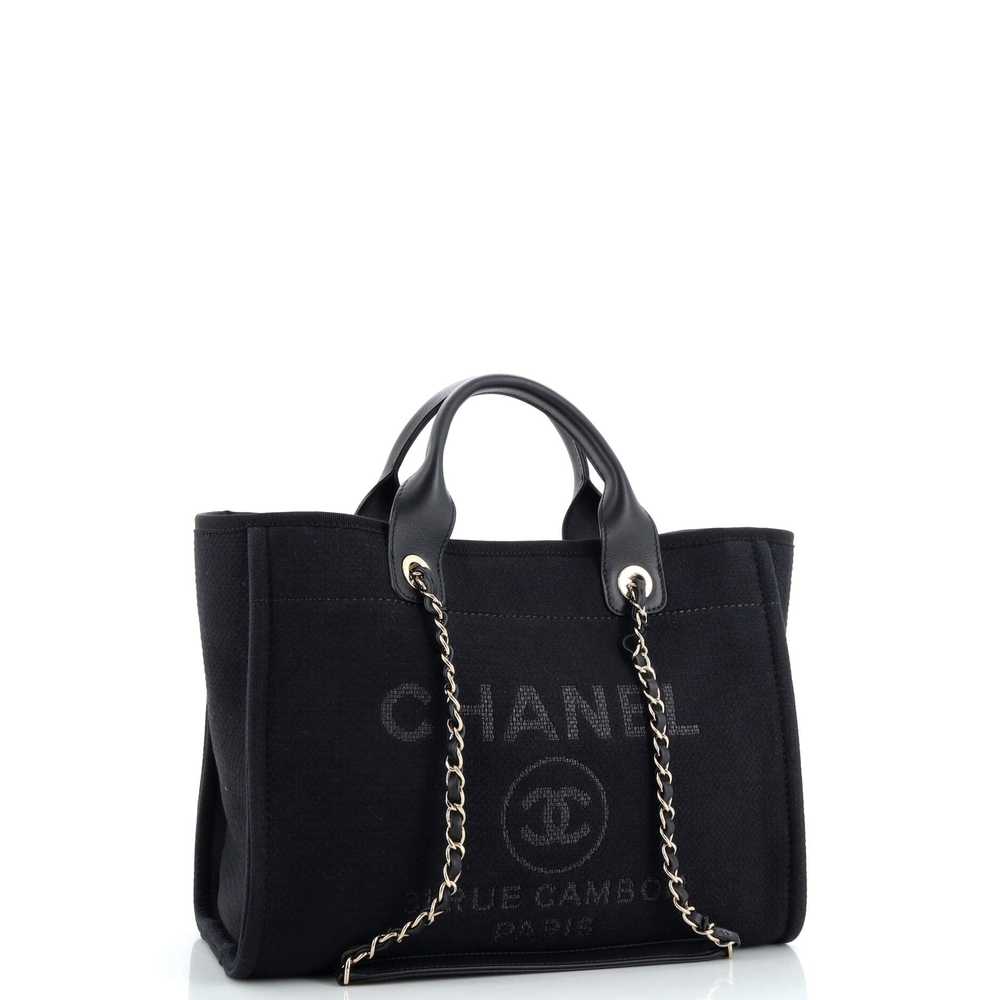 CHANEL Deauville NM Tote Mixed Fibers Small - image 3