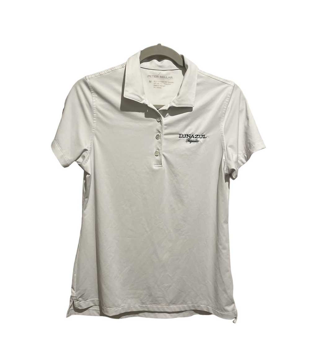 Peter Millar Peter Millar Women’s Golf Polo White… - image 1