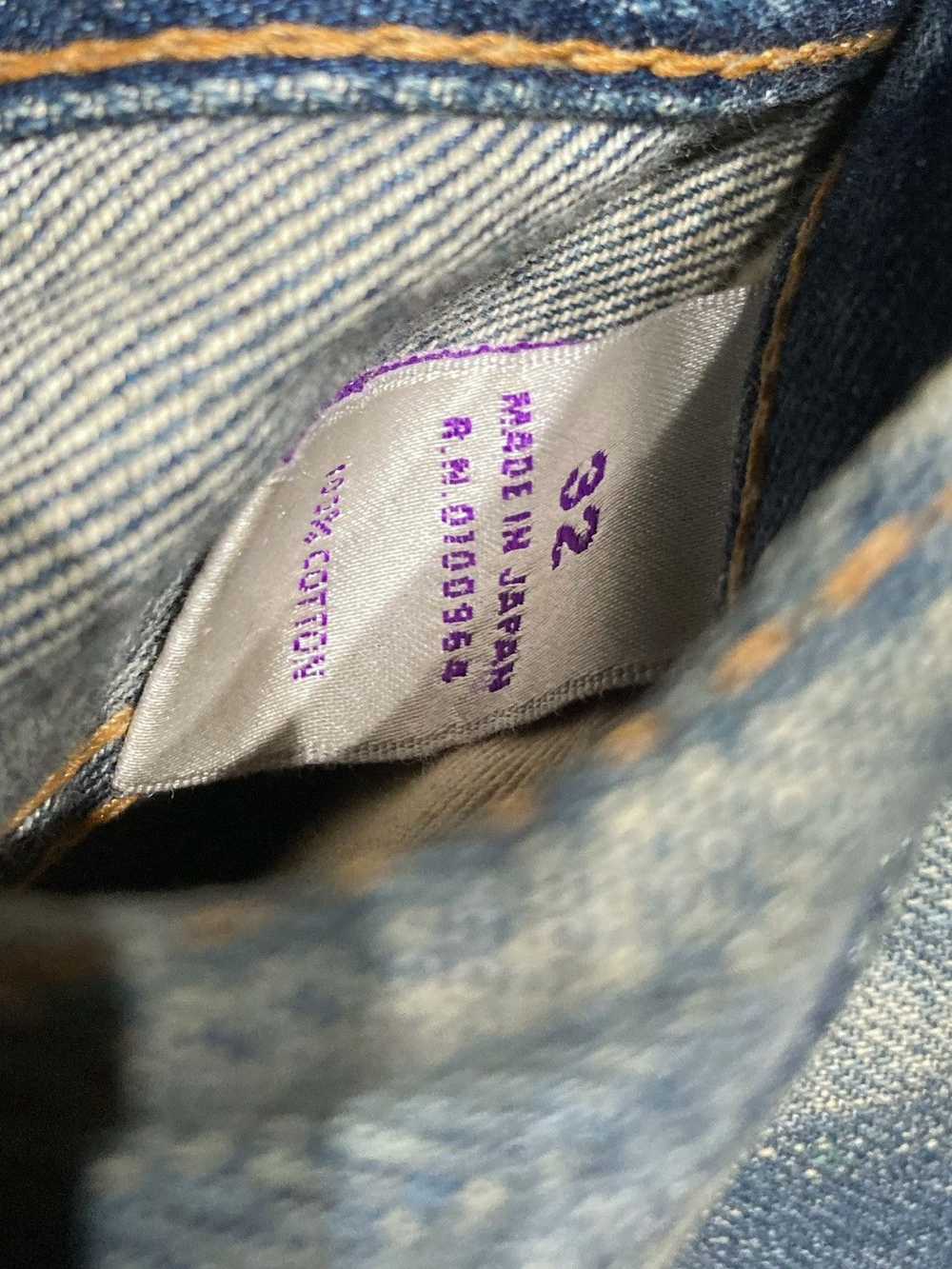 Prps $587 OG JAPANESE DENIM DISTRESSED DARK WASH … - image 3