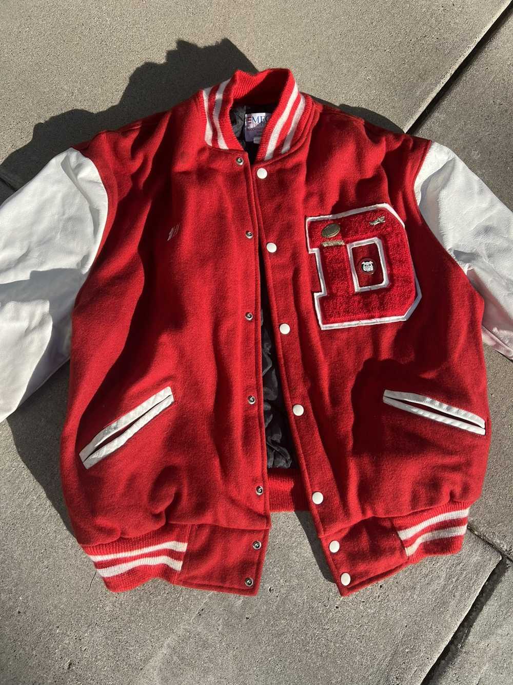 Streetwear × Vintage Vintage Varsity Jacket - image 6