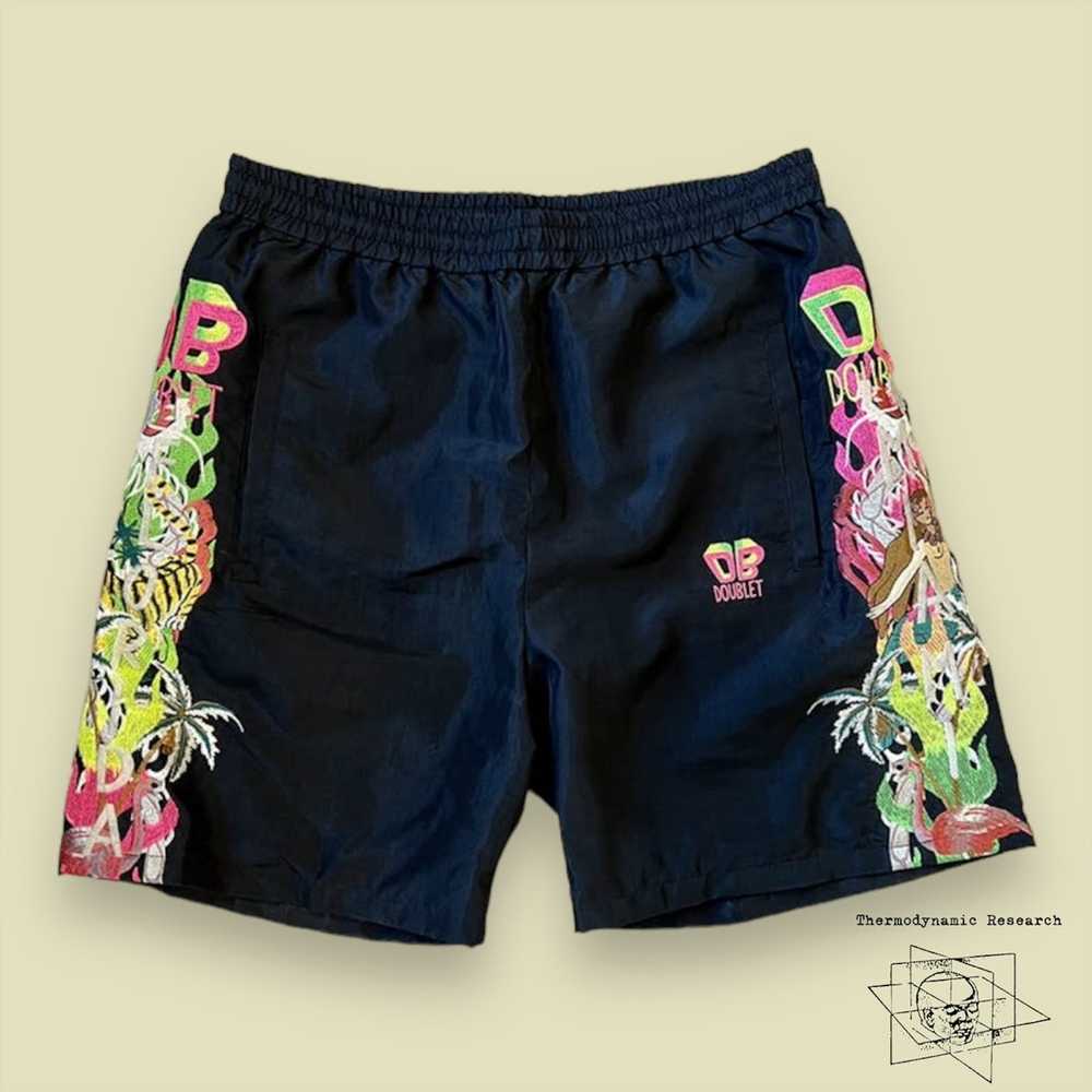 Doublet Chaos Embroidery Shorts - image 1