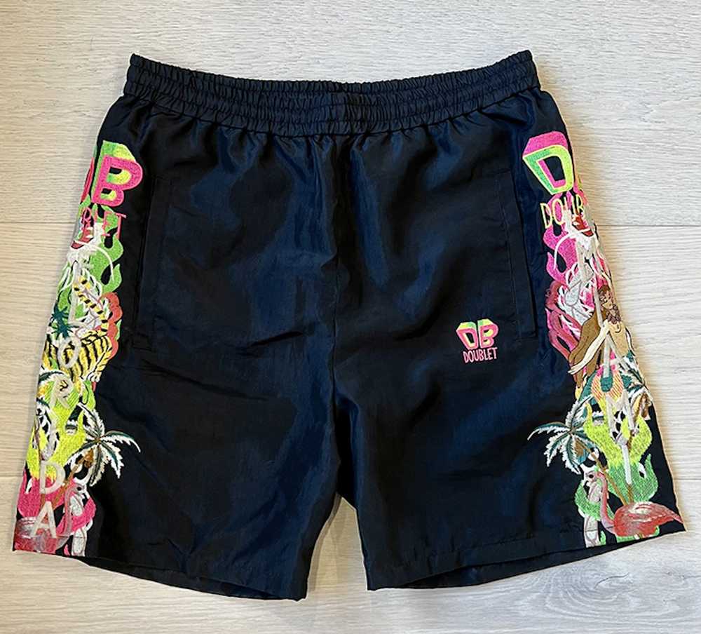 Doublet Chaos Embroidery Shorts - image 2