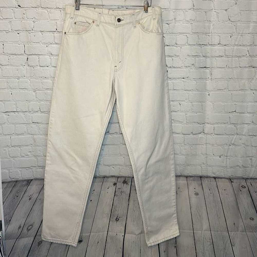Levi's Vintage Levis 550 Beige Relaxed Fit Tapere… - image 1