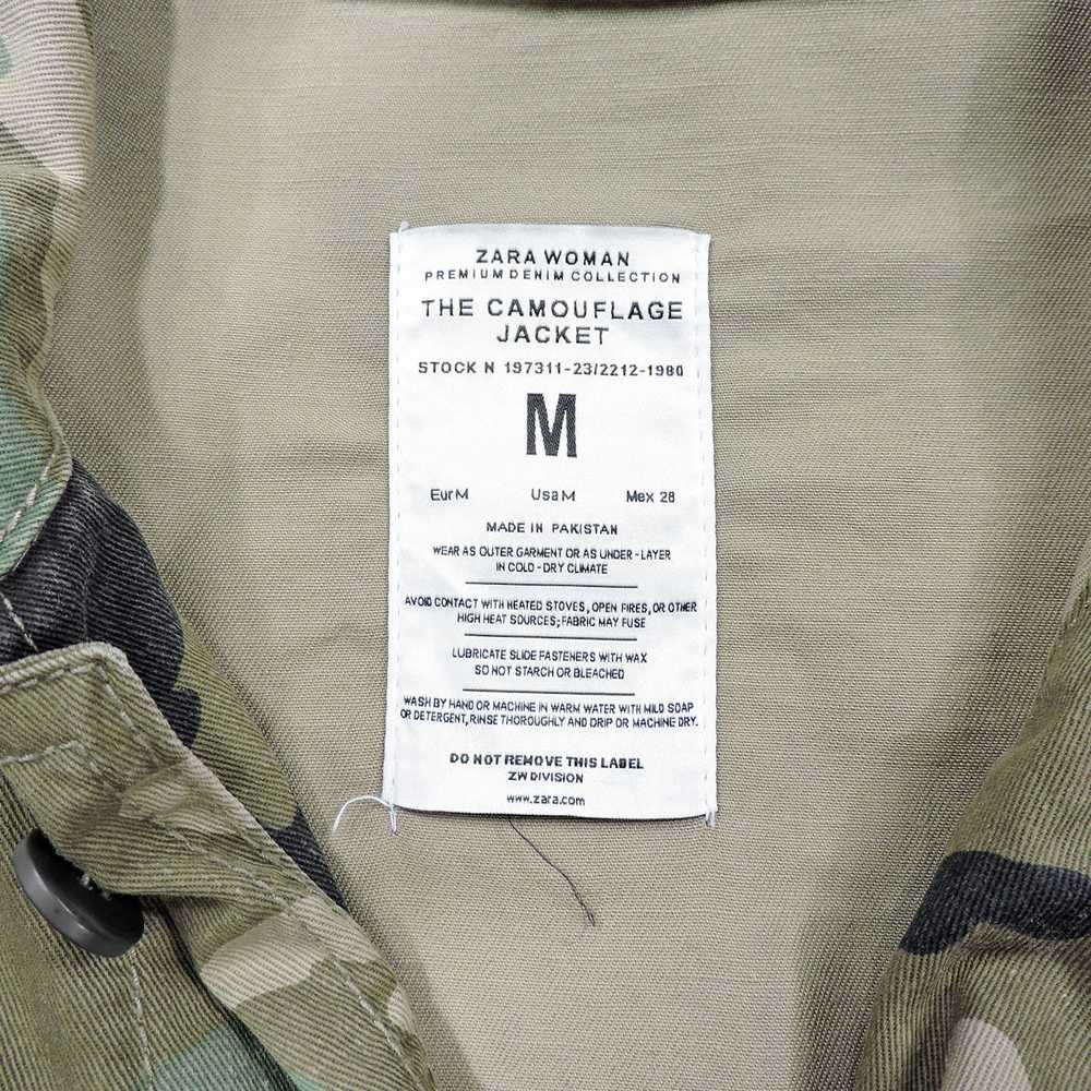 Military × Zara Zara Woman Oversized The Camoufla… - image 4