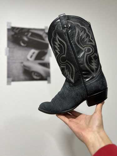 Studded Detail Western Cowboy Boots