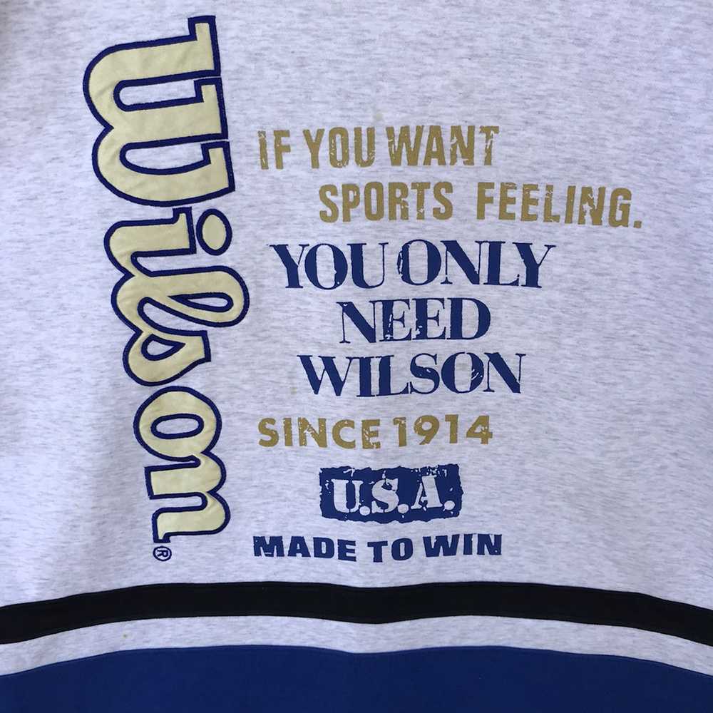 Streetwear × Vintage × Winson Vintage 90s Wilson … - image 4