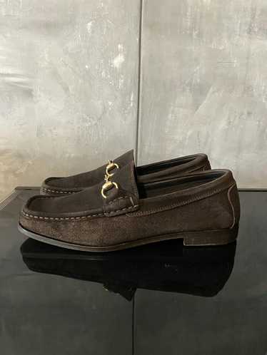 Gucci Gucci Horsebit Loafers brown suede
