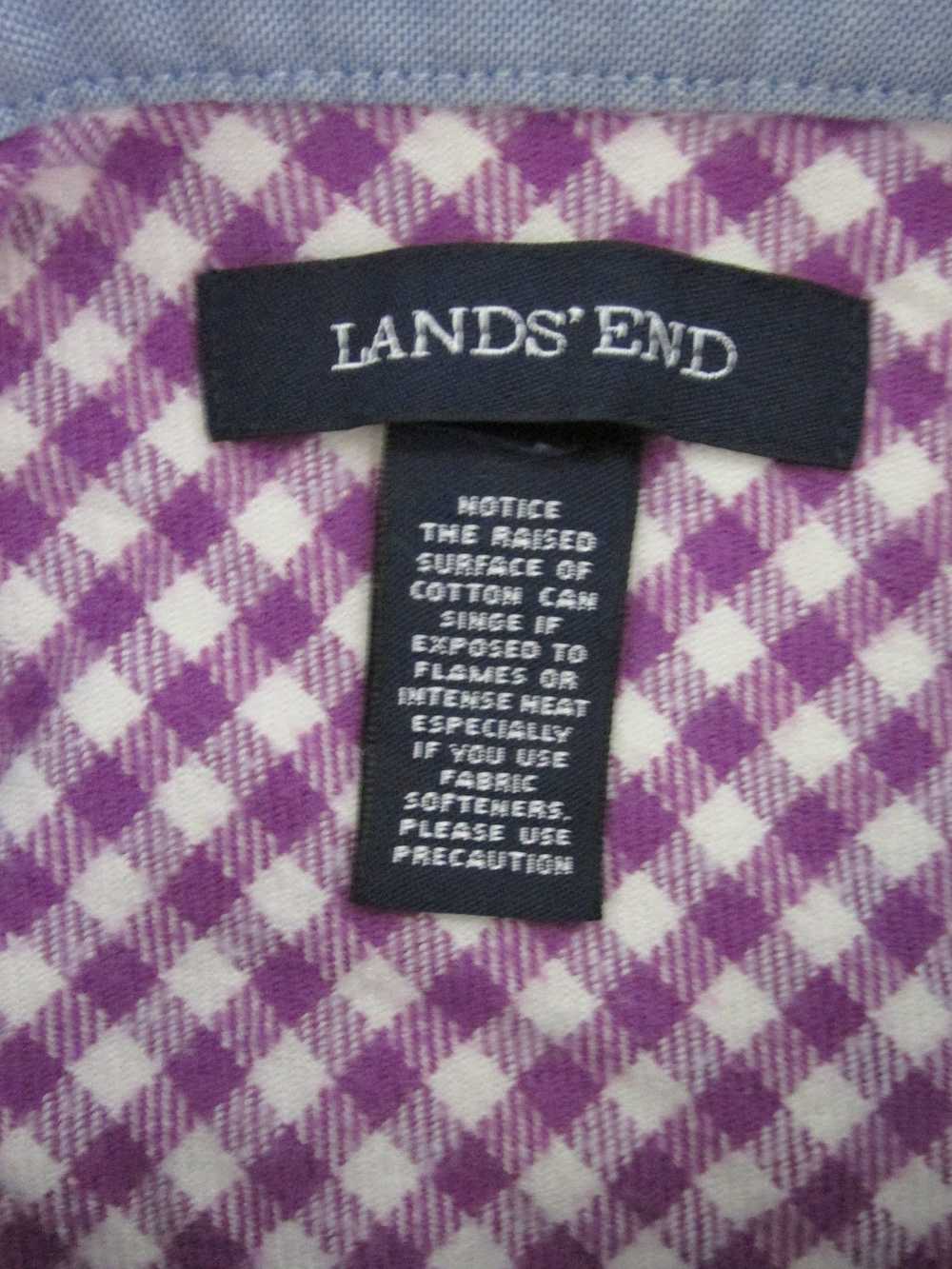 Lands End Lands' End Women's Cotton Flannel Shirt… - image 2
