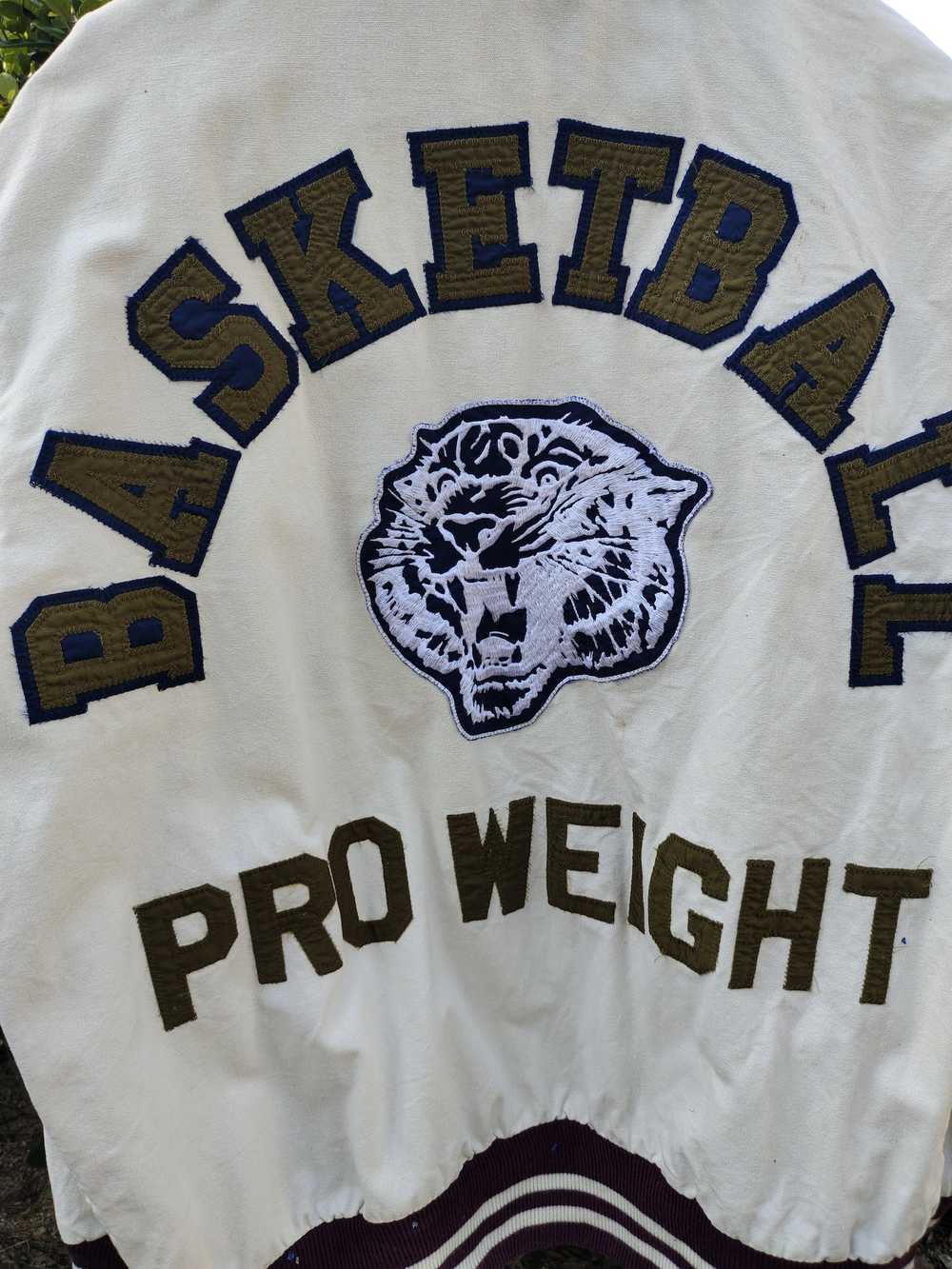 Varsity Jacket × Vintage Pro Weight Basketball co… - image 9