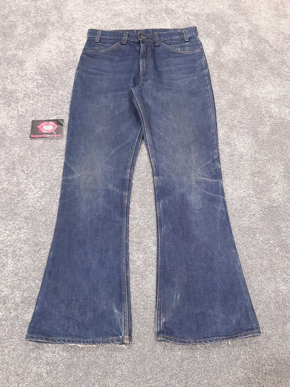 Distressed Denim × Levi's × Vintage Levis 646 Fla… - image 1