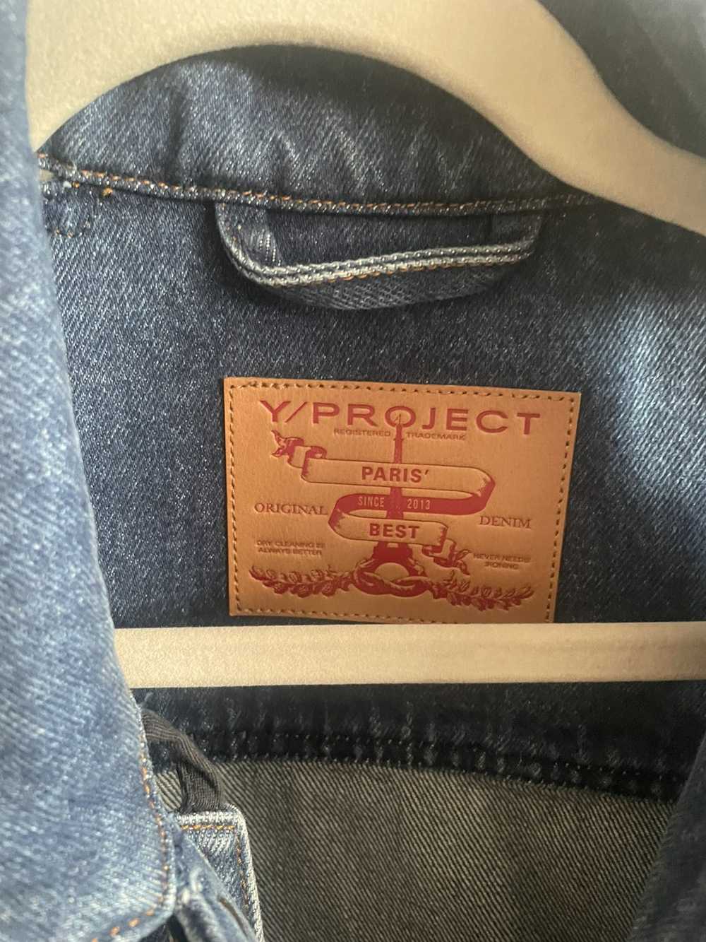 Y/Project Y project slit denim jacket - image 2